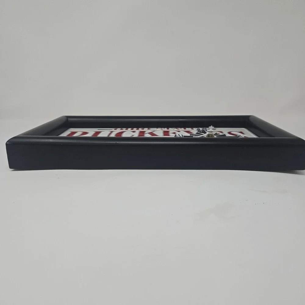 Ohio State Buckeyes NCAA License‎ Plate Quartz Clock